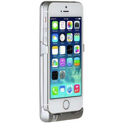 Чехол-аккумулятор Spigen MetPower для Apple iPhone 5/5s Серебристый